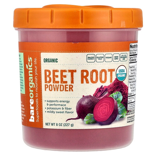 Bareorganics Organic Beet Root Powder 8 Oz 227 G product image