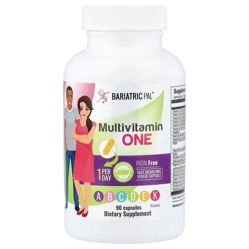 Bariatricpal Multivitamin One Iron Free 90 Capsules product image