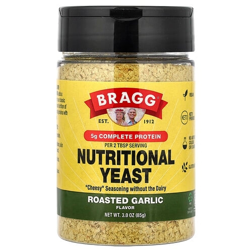 Bragg Nutritional Yeast Roasted Garlic 3 Oz 85 G product image