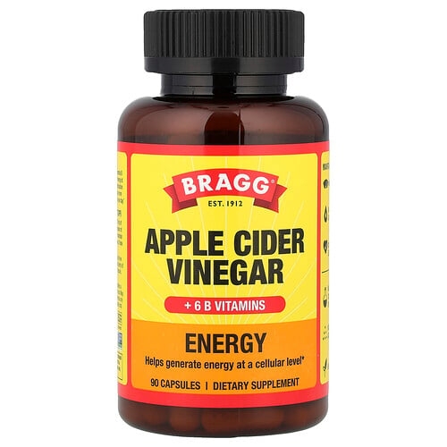 Bragg Energy Apple Cider Vinegar 6 B Vitamins 90 Capsules product image