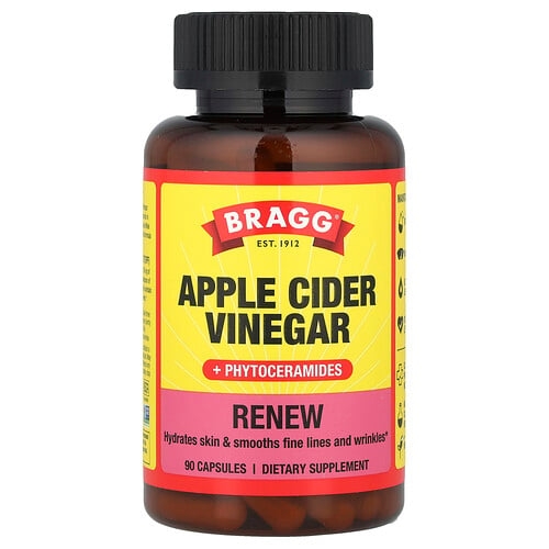 Bragg Renew Apple Cider Vinegar Phytoceramides 90 Capsules product image
