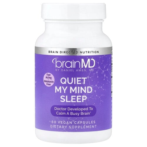 Brainmd Quiet My Mind Sleep 60 Vegan Capsules product image