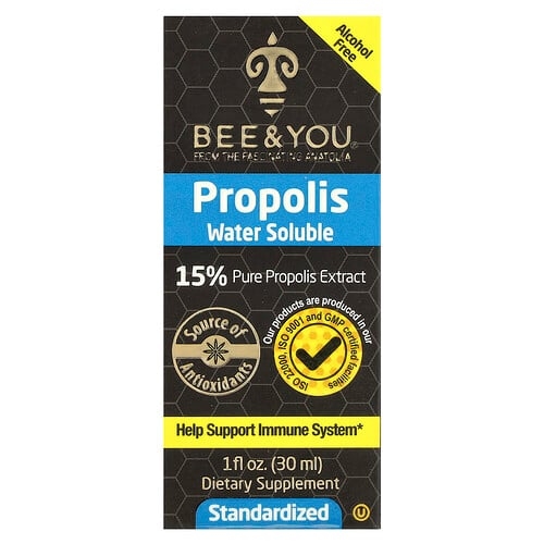 Bee You Propolis Water Soluble Alcohol Free 1 Fl Oz 30 Ml product image
