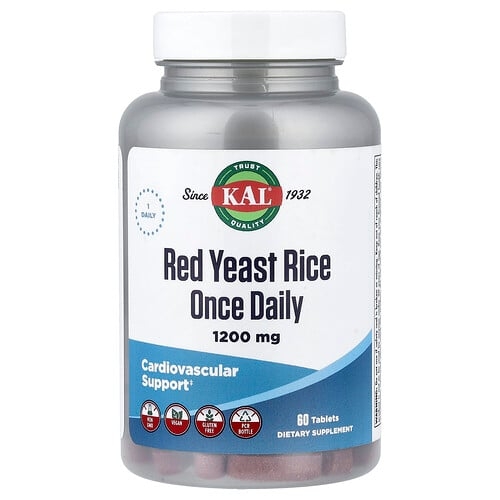 Kal Red Yeast Rice 1 200 Mg 60 Tablets product image
