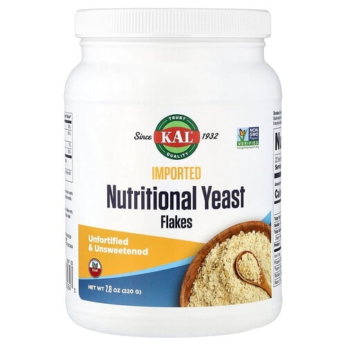 Kal Imported Nutritional Yeast Flakes Unsweetened 7 8 Oz 220 G product image