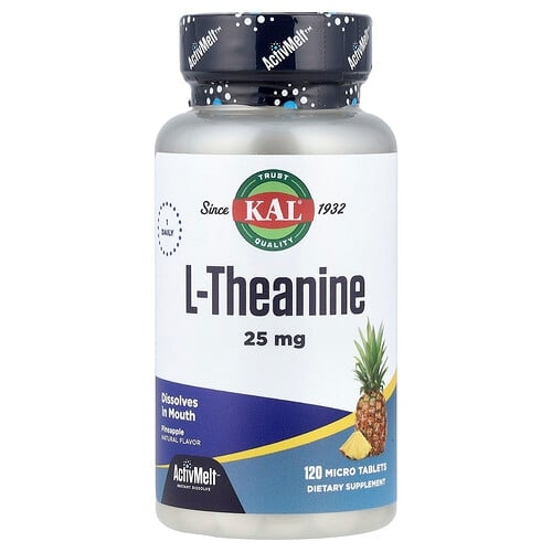 Kal L Theanine Pineapple 25 Mg 120 Micro Tablets product image