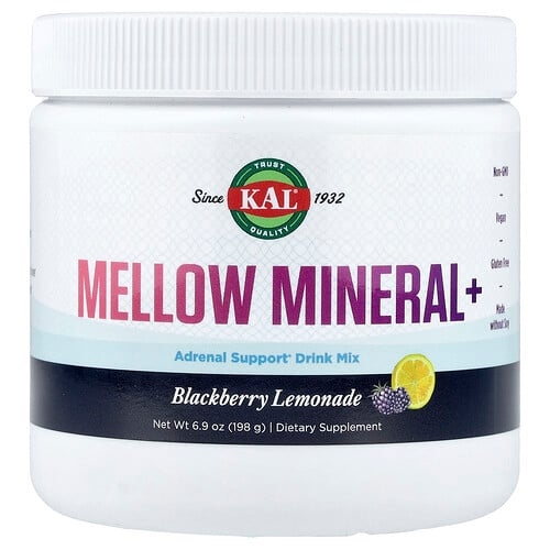 Kal Mellow Mineral Blackberry Lemonade 6 9 Oz 198 G product image