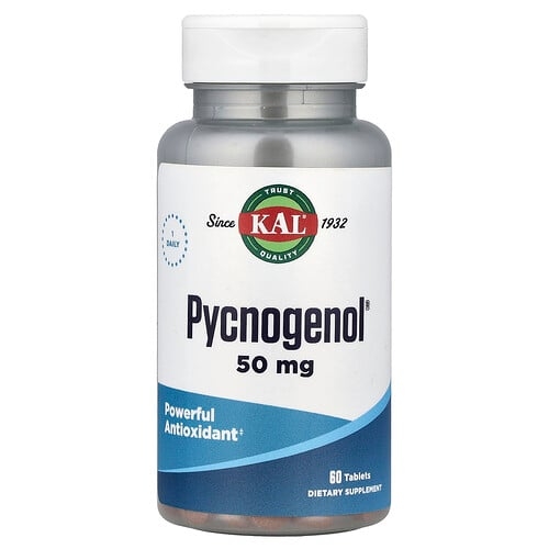 Kal Pycnogenol 50 Mg 60 Tablets product image