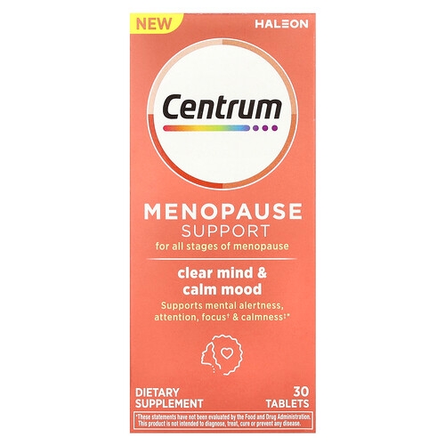 Centrum Menopause Support Clear Mind Calm Mood 30 Tablets product image