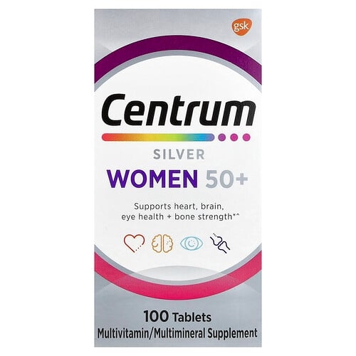 Centrum Silver Women 50 Multivitamin 100 Tablets product image
