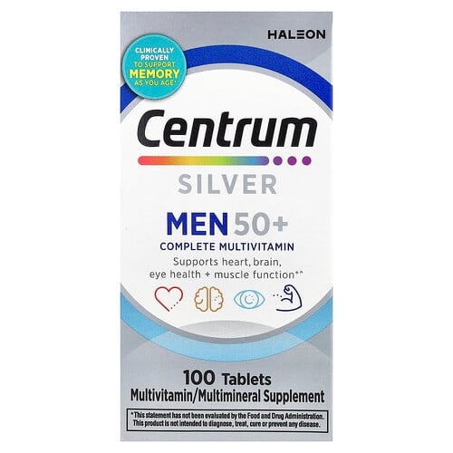 Centrum Silver Men 50 Complete Multivitamin 100 Tablets product image