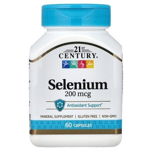 21st Century Selenium 200 Mcg 60 Capsules product image