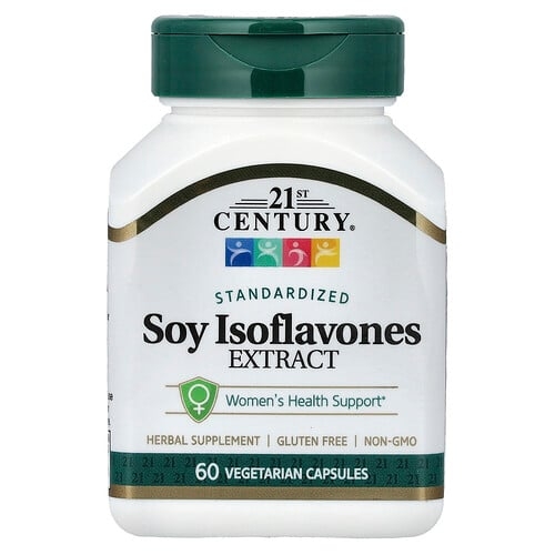 21st Century Soy Isoflavones Extract Standardized 60 Vegetarian Capsules 50 Mg Per Capsules product image
