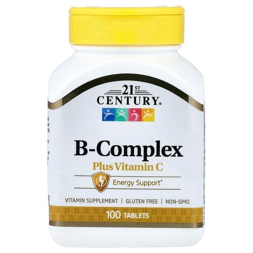 21st Century B Complex Plus Vitamin C 100 Tablets product image