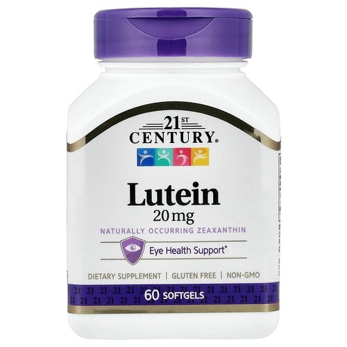 21st Century Lutein 20 Mg 60 Softgels product image