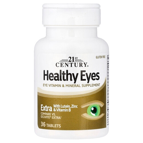 21st Century Healthy Eyes Extra With Lutein Zinc Vitamin B 36 Tablets product image