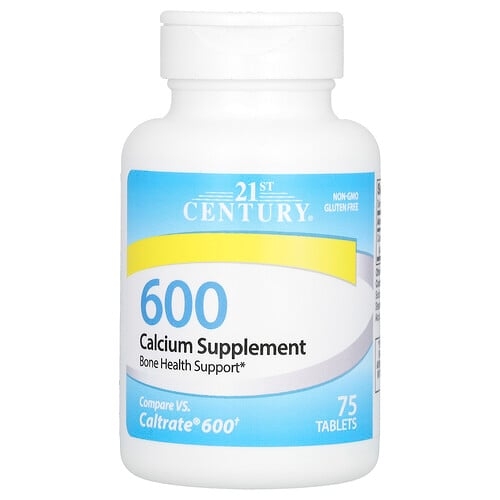 21st Century Calcium Supplement 600 75 Tablets 600 Mg Per Tablet product image