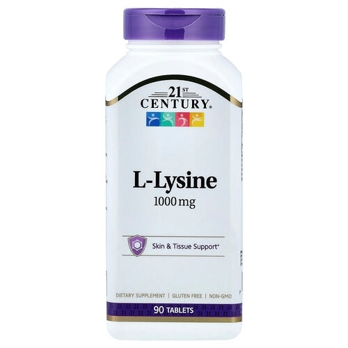 21st Century L Lysine 1 000 Mg 90 Tablets product image