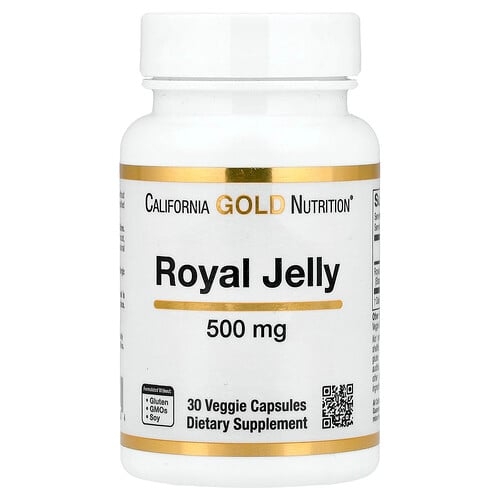 California Gold Nutrition Royal Jelly 500 Mg 30 Veggie Caps product image