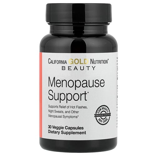 California Gold Nutrition Beauty Menopause Support With Angelica Gigas Cynanchum Wilfordii Phlomis Umbrosa And L Leucine 30 Veggie Capsules product image