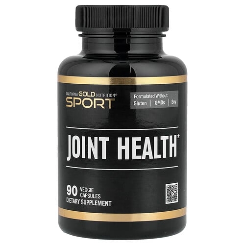 California Gold Nutrition Sport Joint Health With Msm Glucosamine Hcl Chondroitin Sulfate Turmeric And Boswellia 90 Veggie Capsules product image