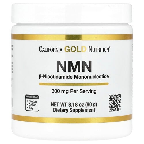 California Gold Nutrition Nmn Powder 3 18 Oz 90 G product image