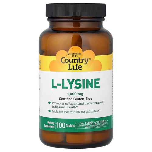 Country Life L Lysine 100 Tablets product image