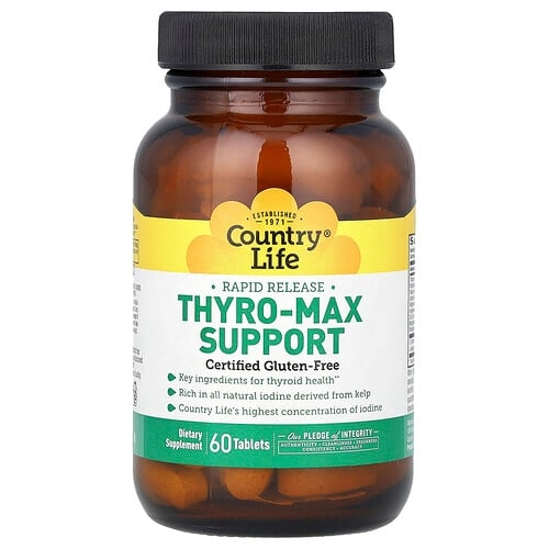 Country Life Rapid Release Thyro Max Support 60 Tablets product image