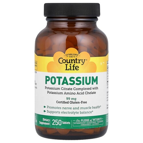 Country Life Potassium 99 Mg 250 Tablets product image
