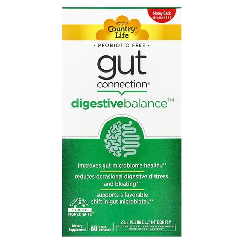 Country Life Gut Connection Digestive Balance 60 Vegan Capsules product image
