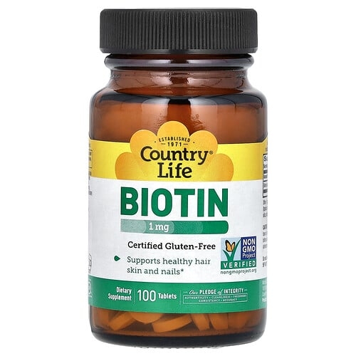 Country Life Biotin 1 Mg 100 Tablets product image