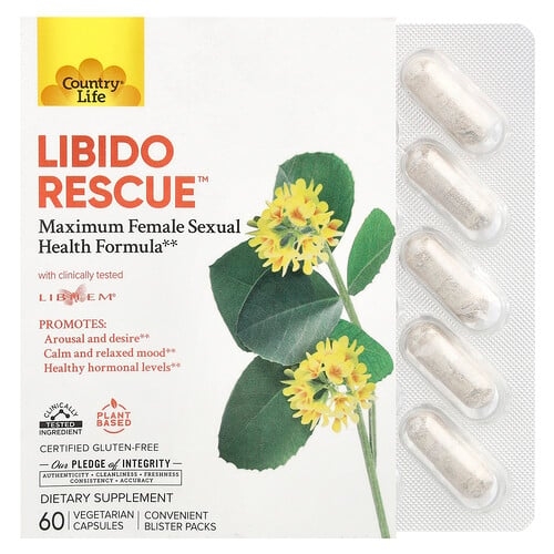 Country Life Libido Rescue 60 Vegetarian Capsules product image