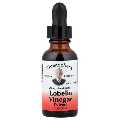 Christopher S Original Formulas Lobelia Vinegar Extract 1 Fl Oz 30 Ml product image