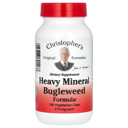 Christopher S Original Formulas Heavy Mineral Bugleweed Formula 100 Vegetarian Caps product image