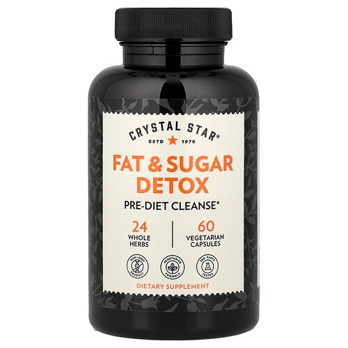 Crystal Star Fat Sugar Detox 60 Vegetarian Capsules product image