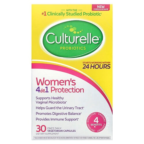 Culturelle Probiotics Women S 4 In 1 Protection 30 Once Daily Vegetarian Capsules product image