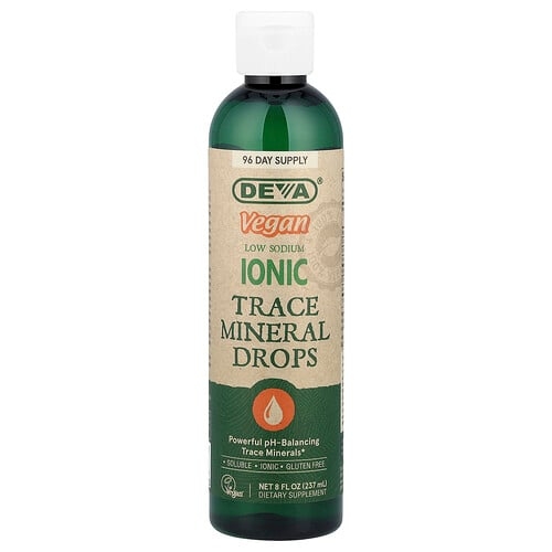 Deva Vegan Low Sodium Ionic Trace Mineral Drops 8 Fl Oz 237 Ml product image