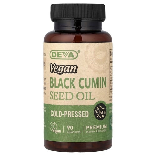 Deva Vegan Black Cumin Seed Oil 90 Vegan Caps 500 Mg Per Capsule product image