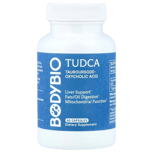 Bodybio Tudca 60 Capsules 250 Mg Per Capsule product image