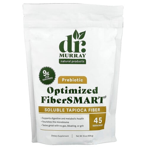 Dr Murray S Prebiotic Optimized Fibersmart Soluble Tapioca Fiber 16 Oz 454 G product image