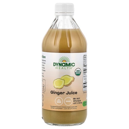 Dynamic Health Ginger Juice 16 Fl Oz 473 Ml product image