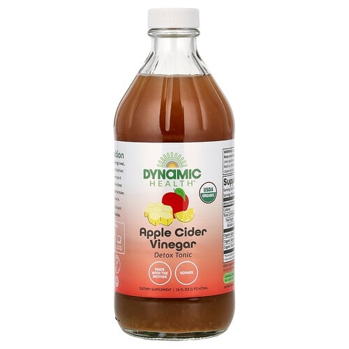 Dynamic Health Apple Cider Vinegar Detox Tonic 16 Fl Oz 473 Ml product image