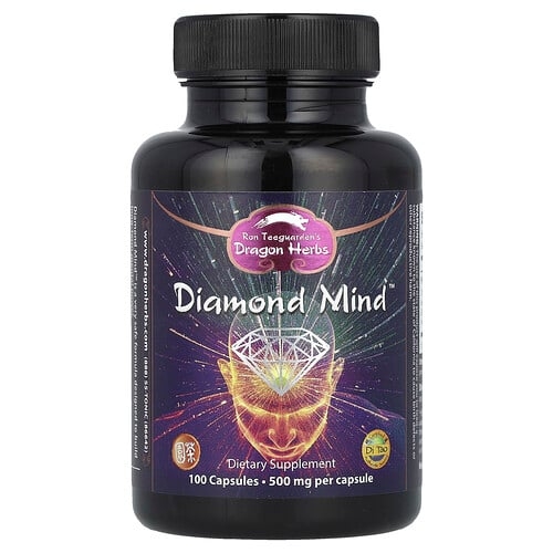 Dragon Herbs Diamond Mind 500 Mg 100 Capsules product image