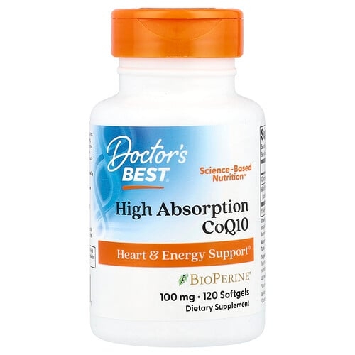 Doctor S Best High Absorption Coq10 100 Mg 120 Softgels product image