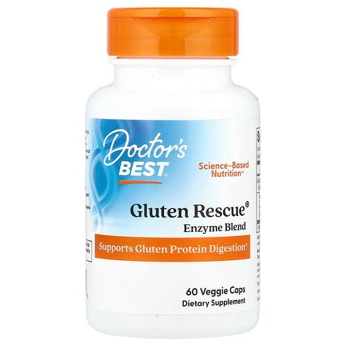 Doctor S Best Gluten Rescue Enzyme Blend 60 Veggie Caps product image