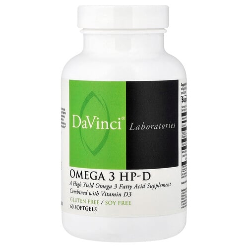Davinci Laboratories Omega 3 Hp D 60 Softgels product image