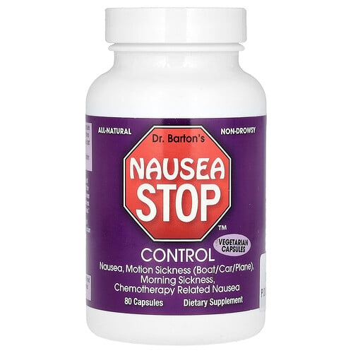 Dr Barton S Nausea Stop Control 80 Capsules product image
