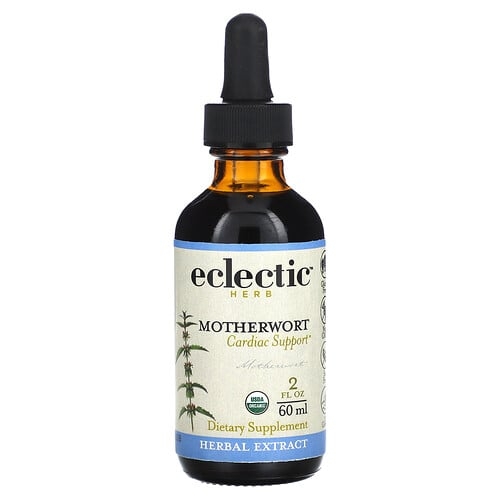 Eclectic Herb Motherwort Extract Cardiac Support 500 Mg 2 Fl Oz 60 Ml product image