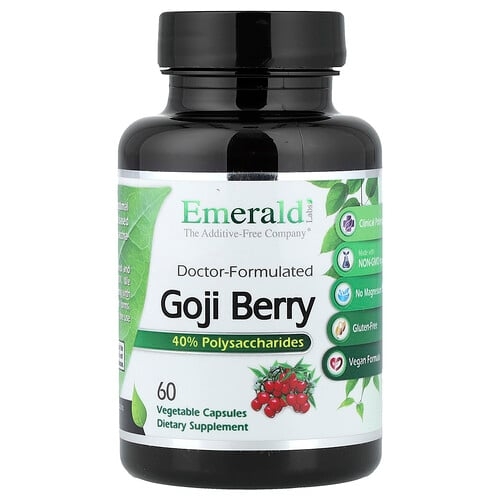 Emerald Laboratories Goji Berry 60 Vegetable Capsules 750 Mg Per Capsule product image