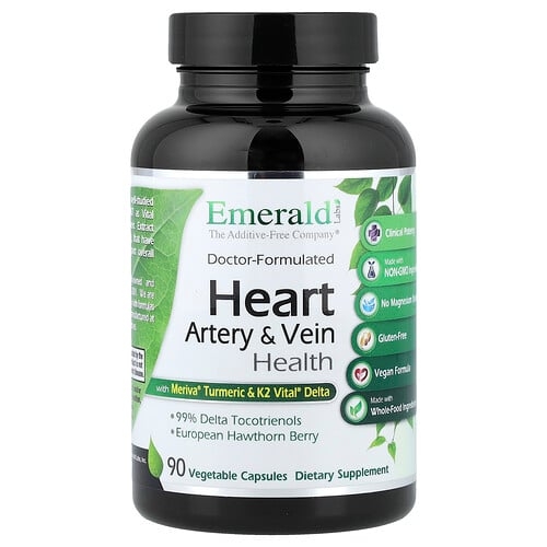 Emerald Laboratories Heart Artery Vein Health 90 Vegetable Capsules product image